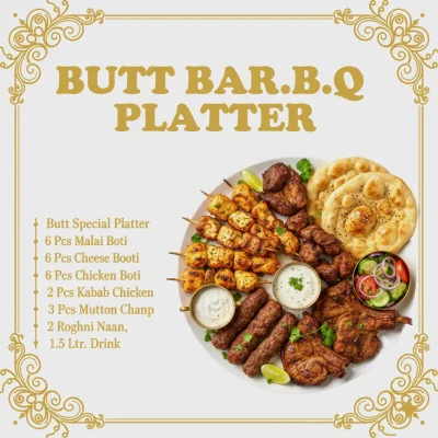Butt BBQ Platter