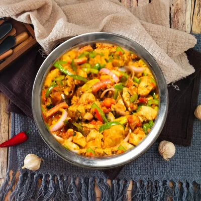 Chicken Jalfrezi Handi